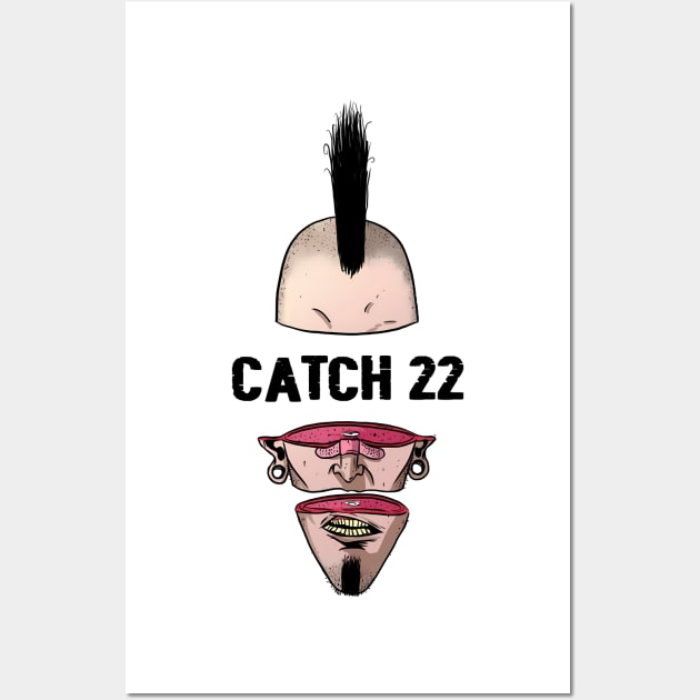 Punk Man Catch 22 Wall Art by limatcin